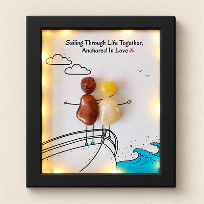 Love Aboard - black frame