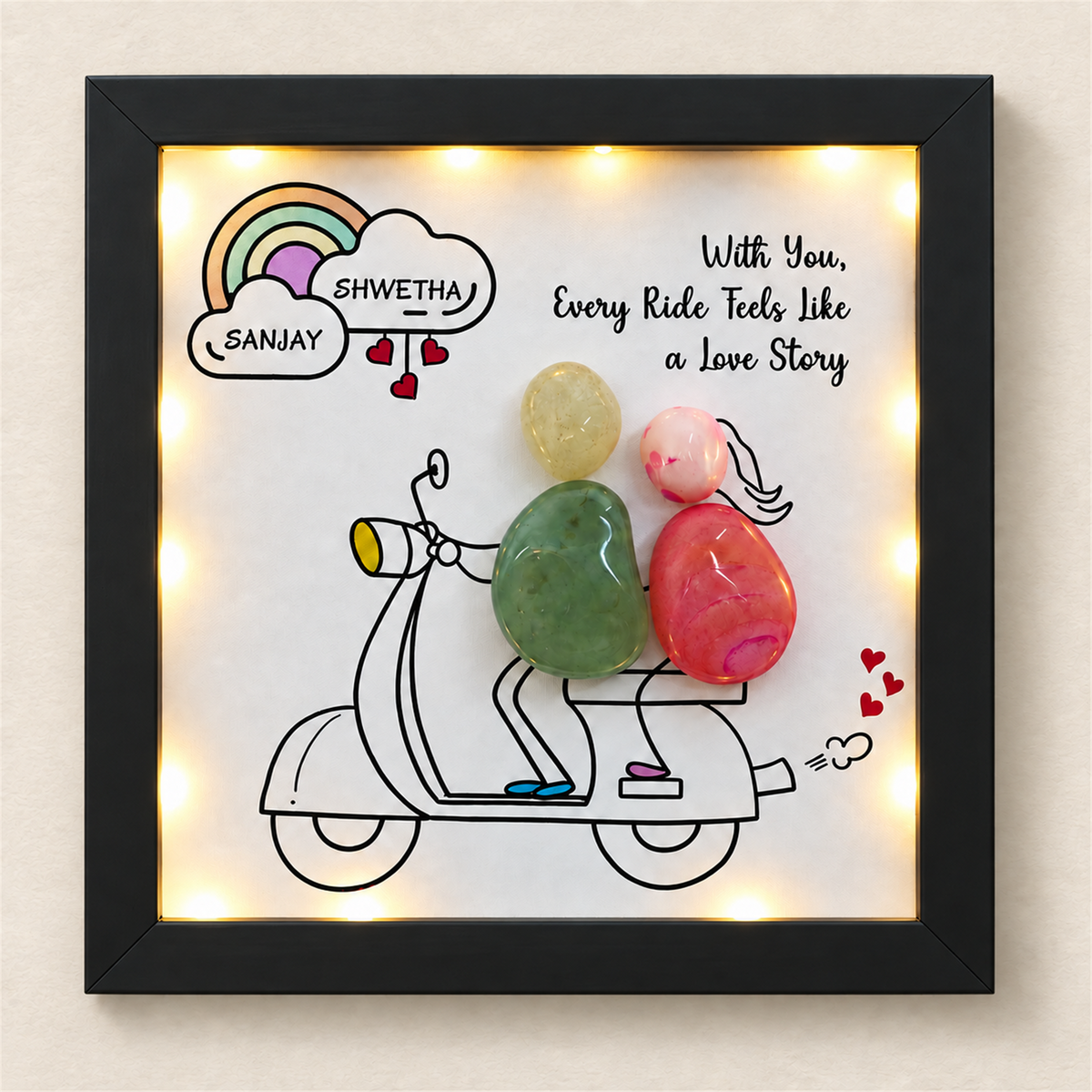 Love On the Go - black frame
