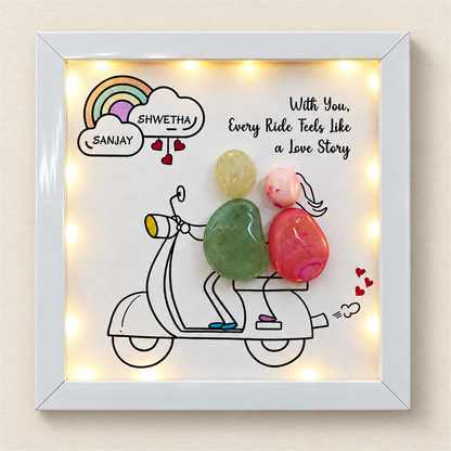 Love On the Go - white frame