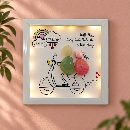 Love On the Go - white frame
