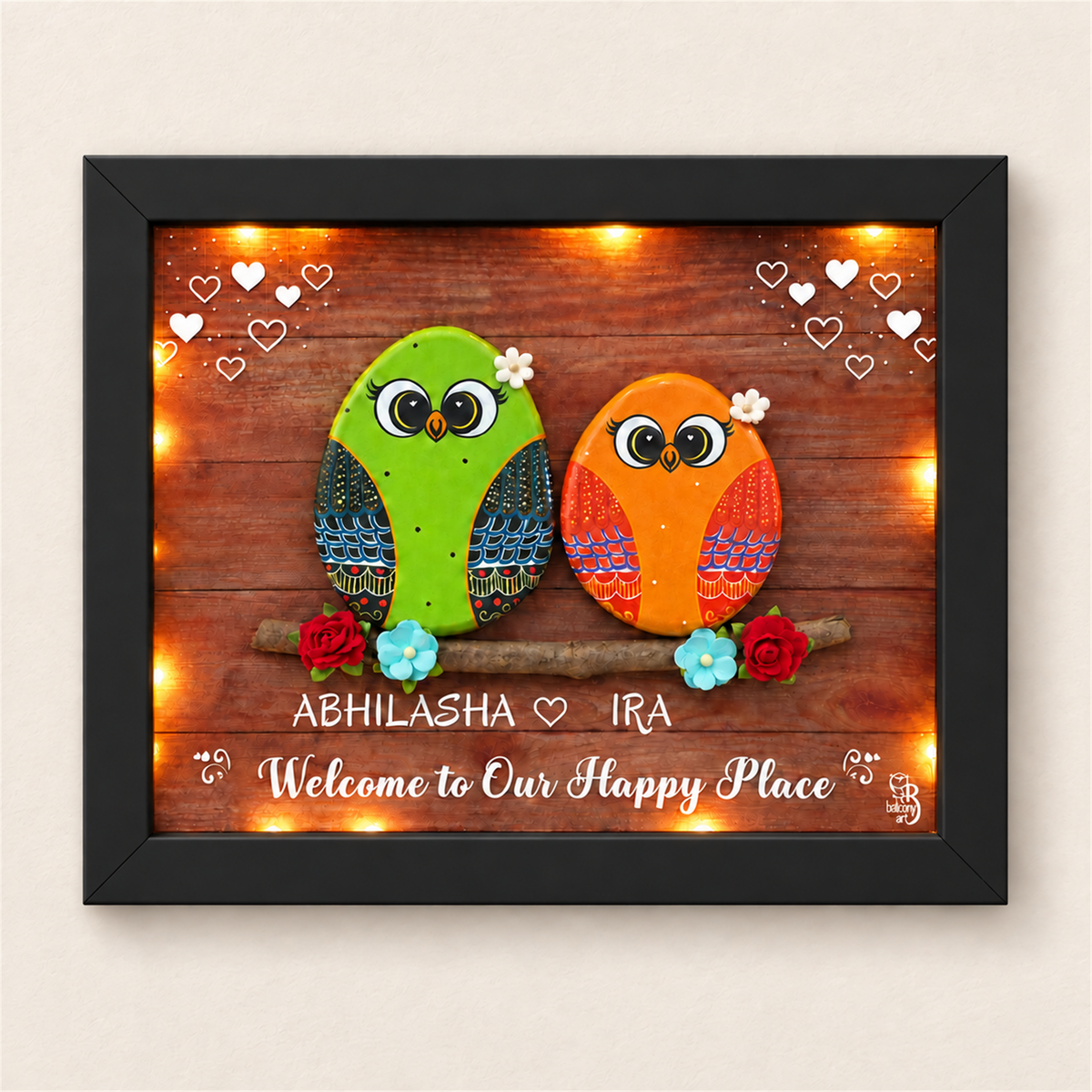 My Guiding Star - black frame