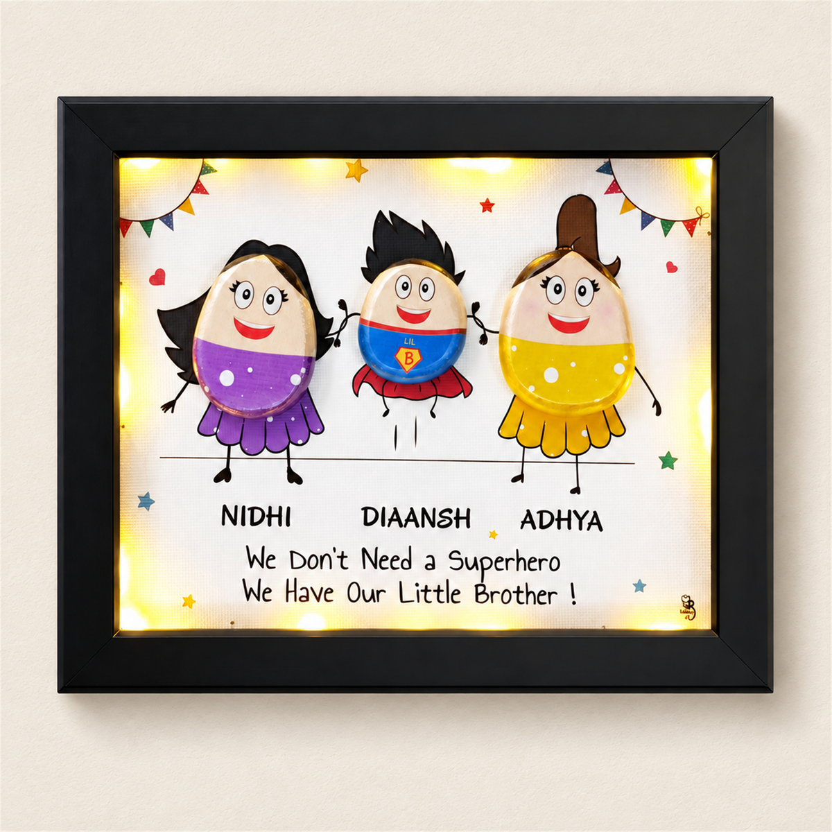 Our Little Brother - black frame