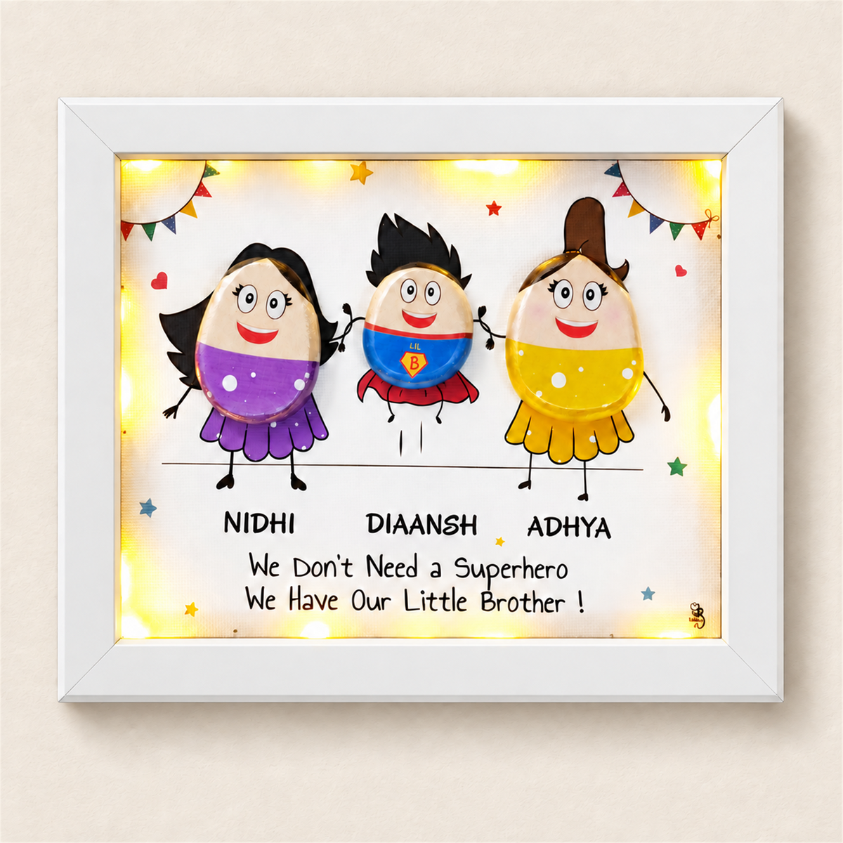 Our Little Brother - white frame