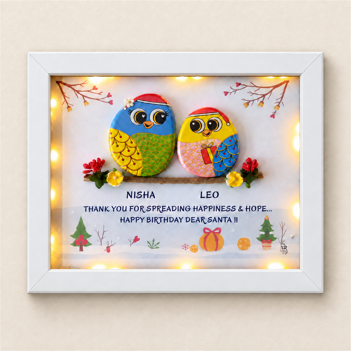 Our Little World - white frame