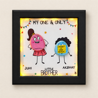 Property of Badi Behen - black frame