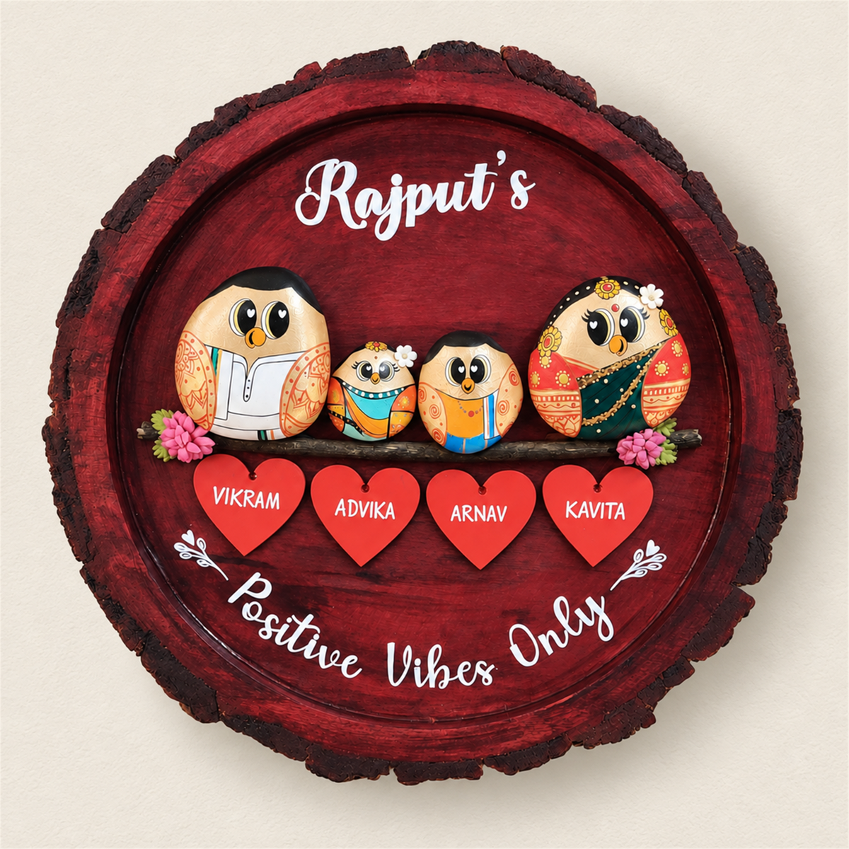 Regional Couple Fam of 4- Roundwood Nameplate