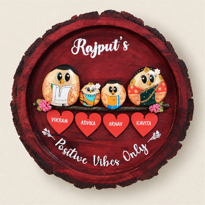 Regional Couple Fam of 4- Roundwood Nameplate