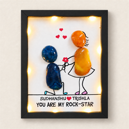 Rockstar Couple - black frame