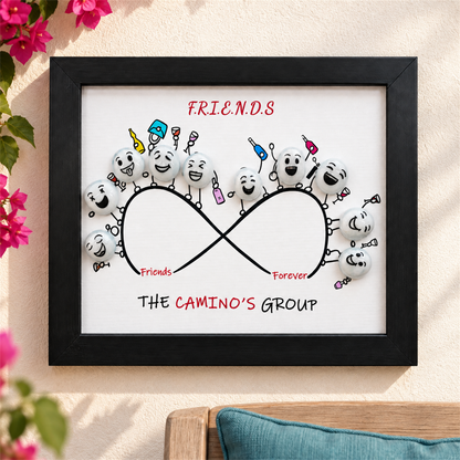 Squad Goals - Friends & Colleagues - black frame