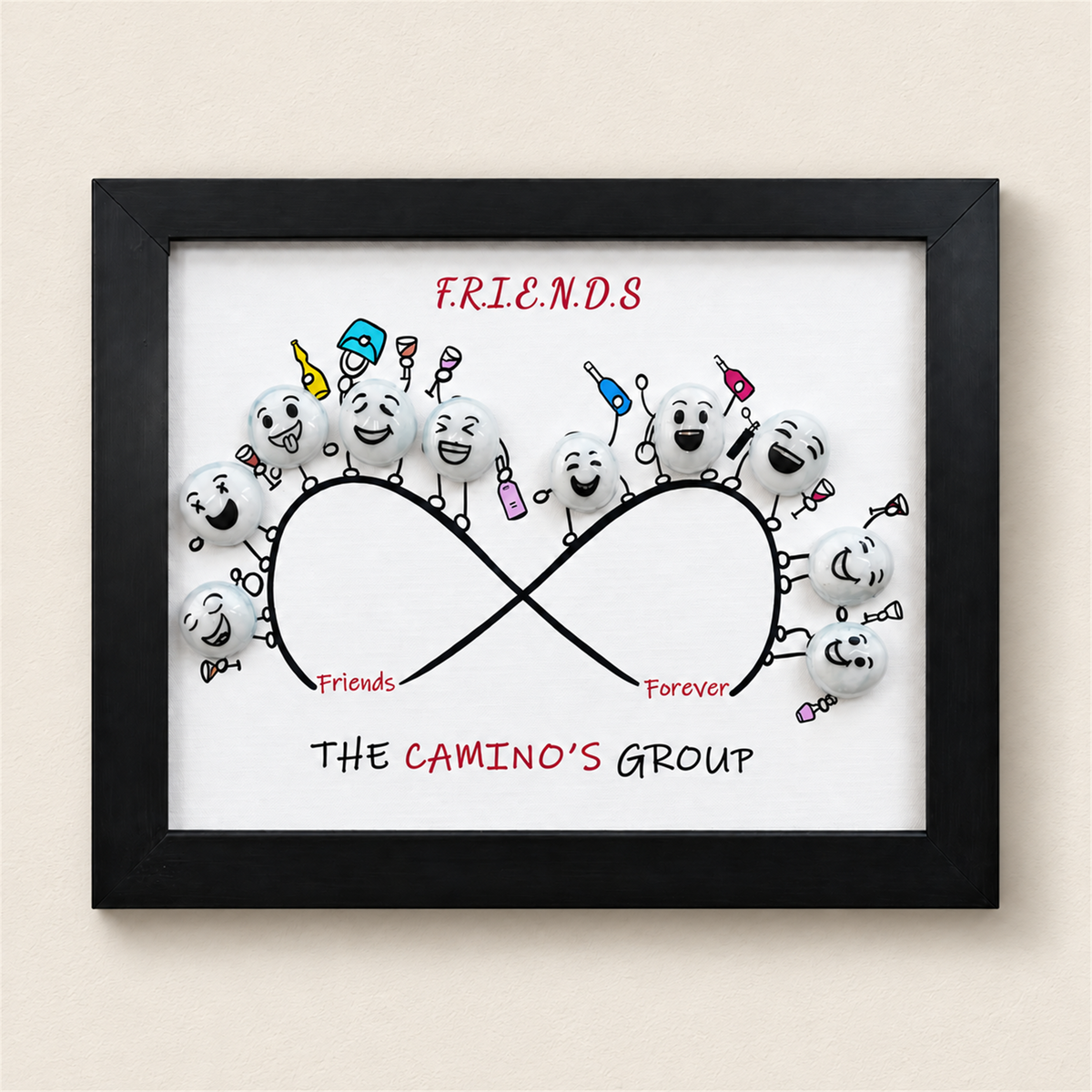 Squad Goals - Friends & Colleagues - black frame