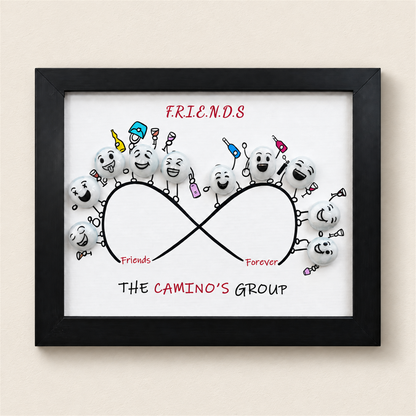 Squad Goals - Friends & Colleagues - black frame
