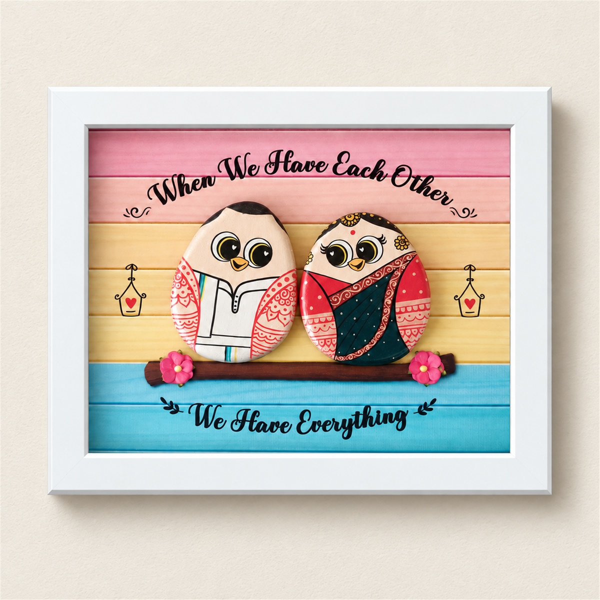 Traditional Charm - white frame