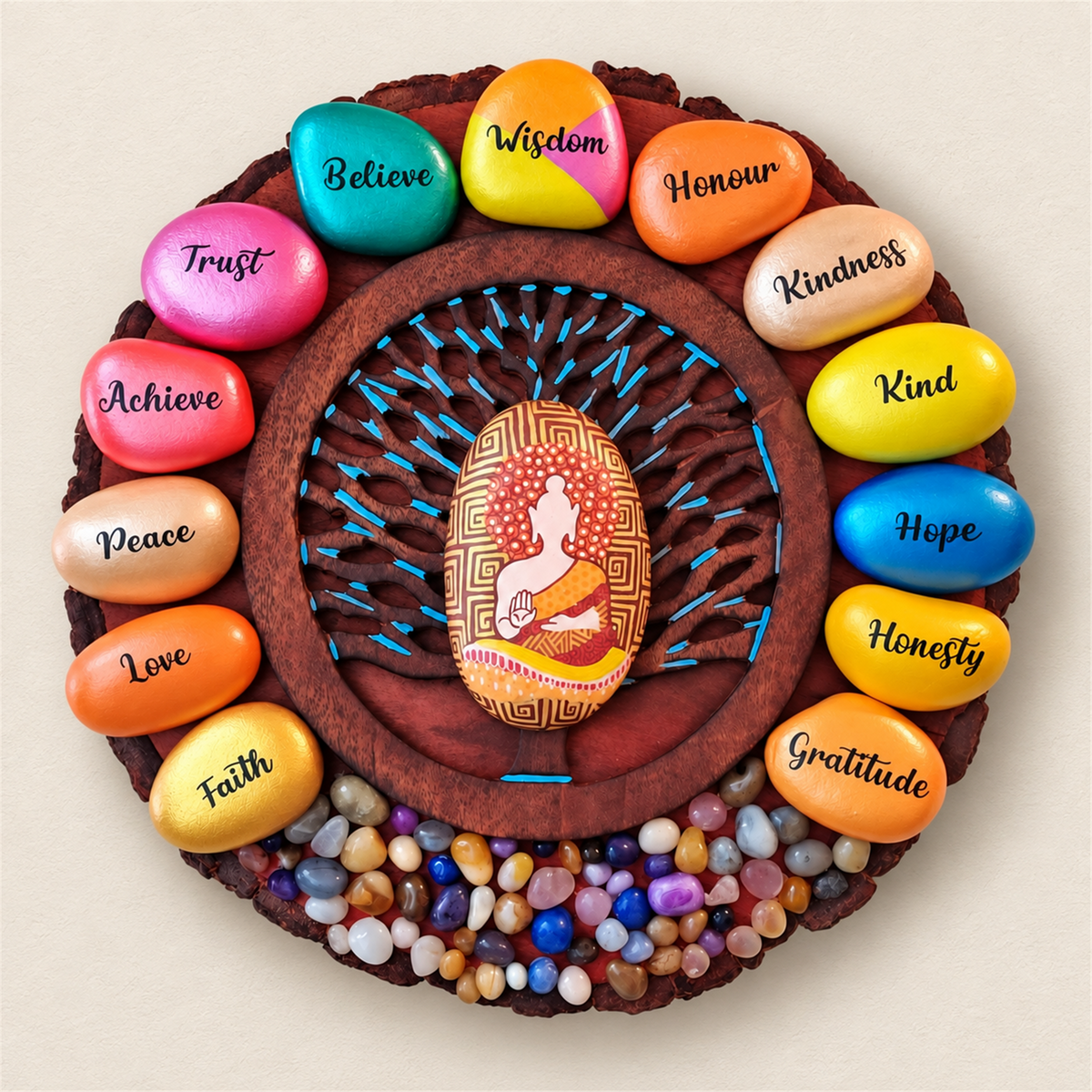 Tree of Enlightenment with Buddha
